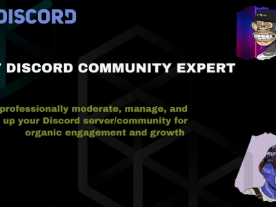 A deft discord Nft community moderator, manager, engagement builder
