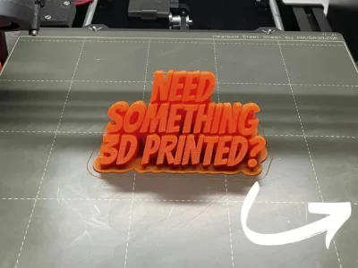 A 3D design that you need for 3D printing.