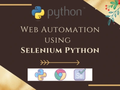 You will get automated web tasks with the help of python selenium