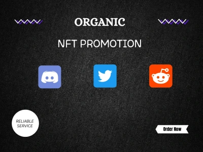 Organic NFT promotion on Discord, Twitter and Reddit