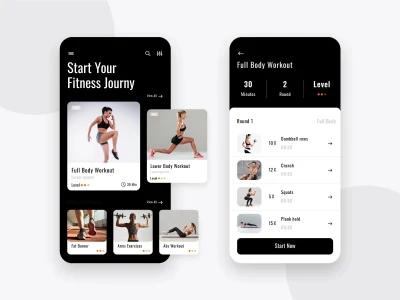Health/Fitness Custom App with Premium Backend Development | Wellness App
