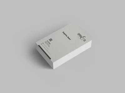 Minimalist business card that is simple but beautiful