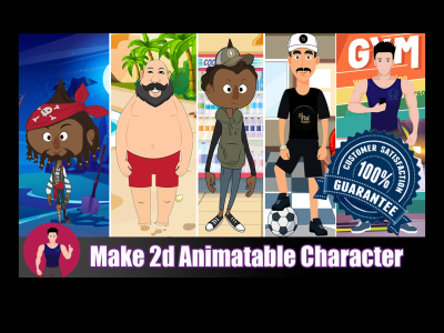 Character design | concept art on 2d illustrator for animation