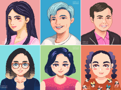 Pixel art avatar for your profile or game