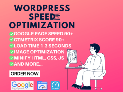 Wordpress speed optimization for google page speed and gtmetrix | Upwork