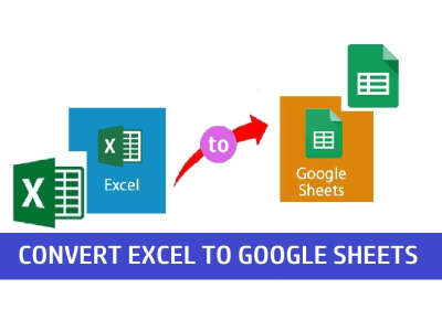 Convert Excel spreadsheet to Google sheets