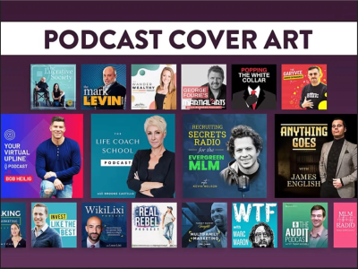 Design awesome podcast cover art