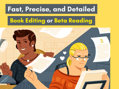 In-depth beta reading, book editing & review from an expert book editor.