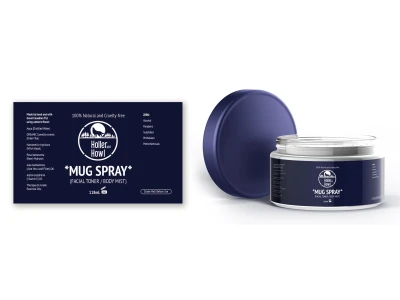 A product label design and packaging