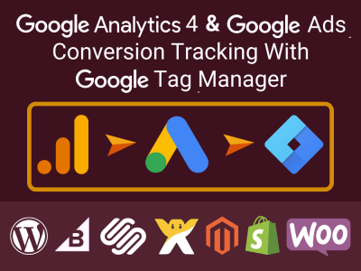 Setup google analytics 4, ads conversion tracking via tag manager | Upwork
