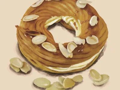 A bright and tasty food illustration