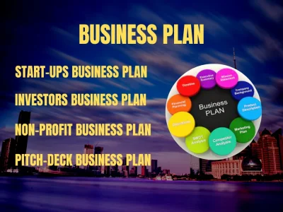 An amazing  business plan with a financial model and marketing strategy