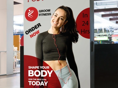 Bespoken poster, banner and flyer  Design For Health