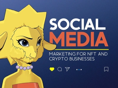 Banners, posts, or ads for crypto, nft, metaverse, and IT