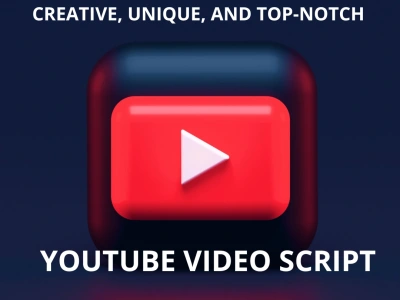 A high-quality, engaging, informative and persuasive YouTube script