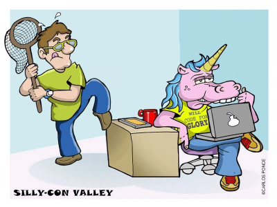 An impactful, colorful and unique humorous illustration for your blog post