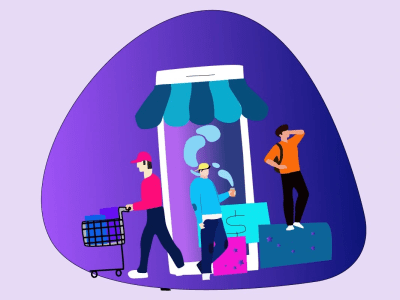 Modern flat design illustration