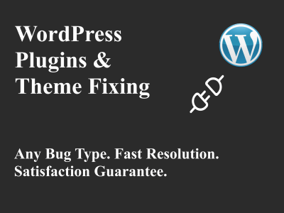 The WordPress plugins and themes' bugs fixed