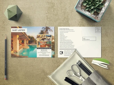 A professional flyer or postcard