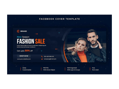 Professional LinkedIn banner, Facebook, YouTube or Twitter cover