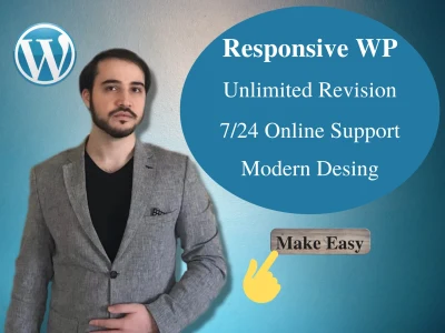 Responsive custom wordpress website design within 3 days. | Upwork