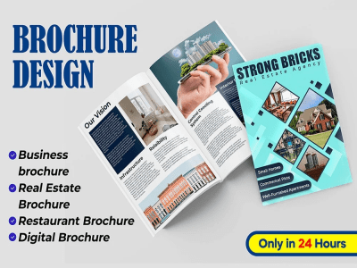 Design bifold digital corporate brochure for your business
