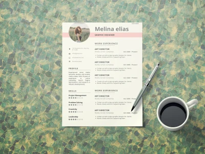 A modern professional Resume, Cover letter and CV design