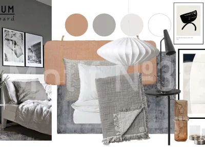 A beautiful Mood Board that captures your new Interior´s style
