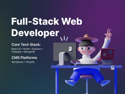 A Full Stack Web Application - Full Stack React Developer | Upwork