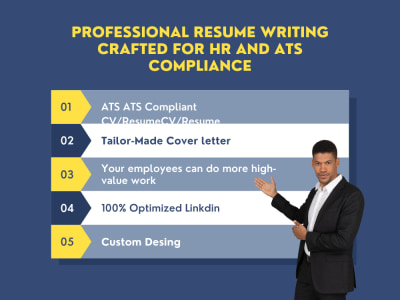 ATS compliant CV/resume, cover letter, a fully optimized linkedin