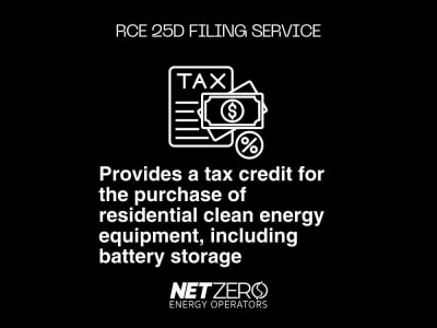 (RCE 25D) Residential Clean Energy Credit (residential solar)
