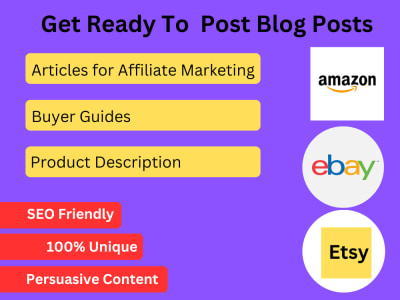 SEO friendly affiliate marketing blogs and buyer guides