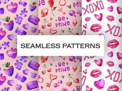 A seamless watercolor pattern, textile print, print for smth
