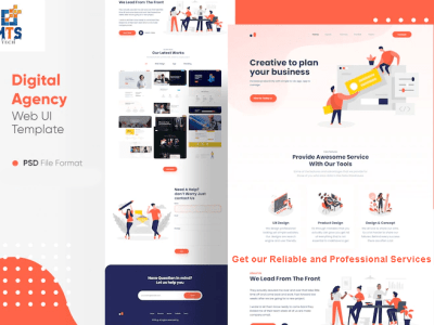 Landing page in html, css and react | Upwork