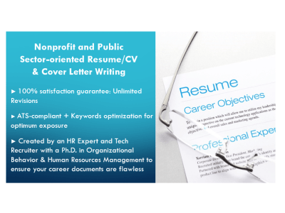 A Nonprofit and Public Sector-oriented Resume/CV & Cover Letter