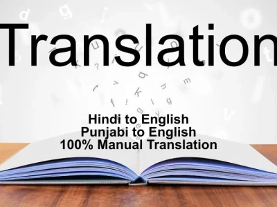 Translation services in Hindi, Punjabi, and English.