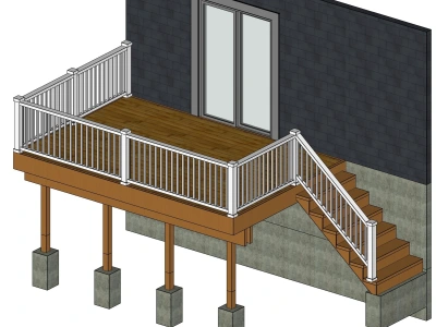 DECK permit drawing set for city approval