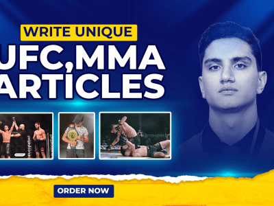 Unique SEO Optimized Articles/Script Related MMA/UFC.