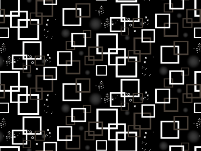 Attractive, seamless floral and geometric pattern