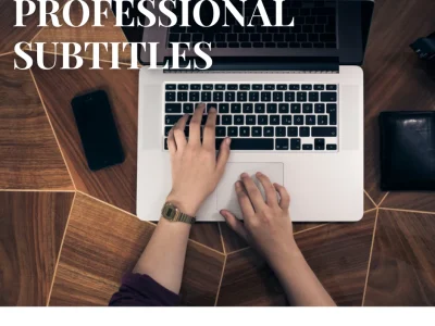 Professional subtitles for your video