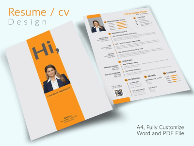 Resume builder, cv builder, and Cover letter design for your dream Jobs.