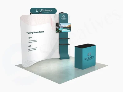 A Trade Show Booth Mockup Design