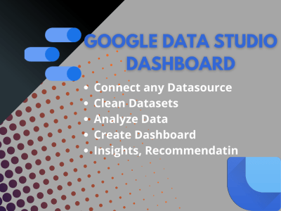 A google data studio report or dashboard