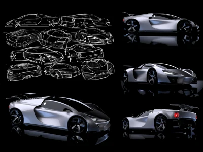 An industrial or automotive design project successfully done