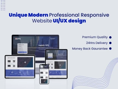 Responsive website UI/UX design, web UI or landing page UI design PSD /XD
