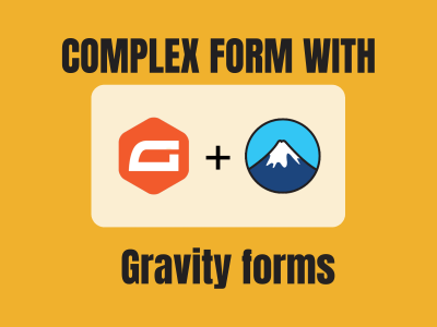 A wordpress form with Gravity forms or contact form 7 plugins (Complex)