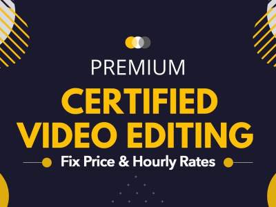 Video editing, post production, manipulation and motion graphics