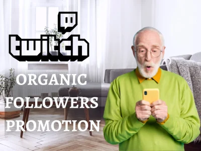 Fantastic and Organic Promotion and Followers  For Your Twitch Channel