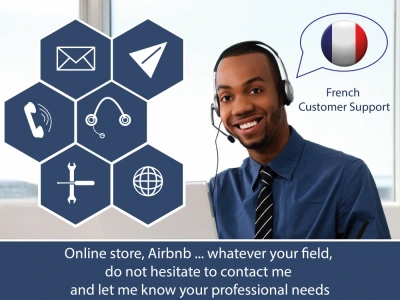 A French Customer Support as Chat, Email, Phone & Social Media Replies