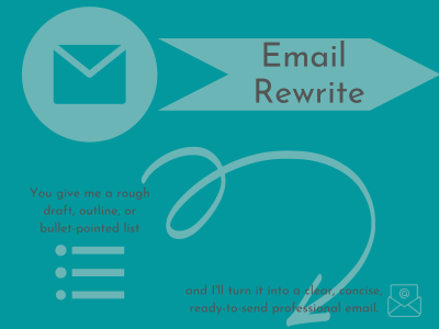 Your idea or rough draft turned into a professional, ready-to-send email